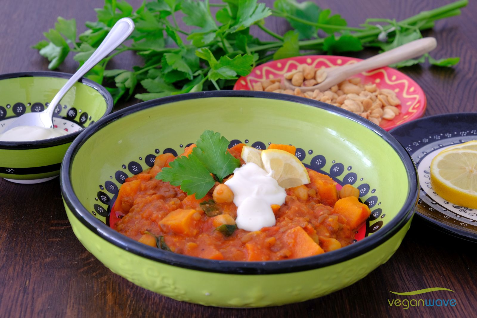 Veganer Eintopf mit Erdnuss
