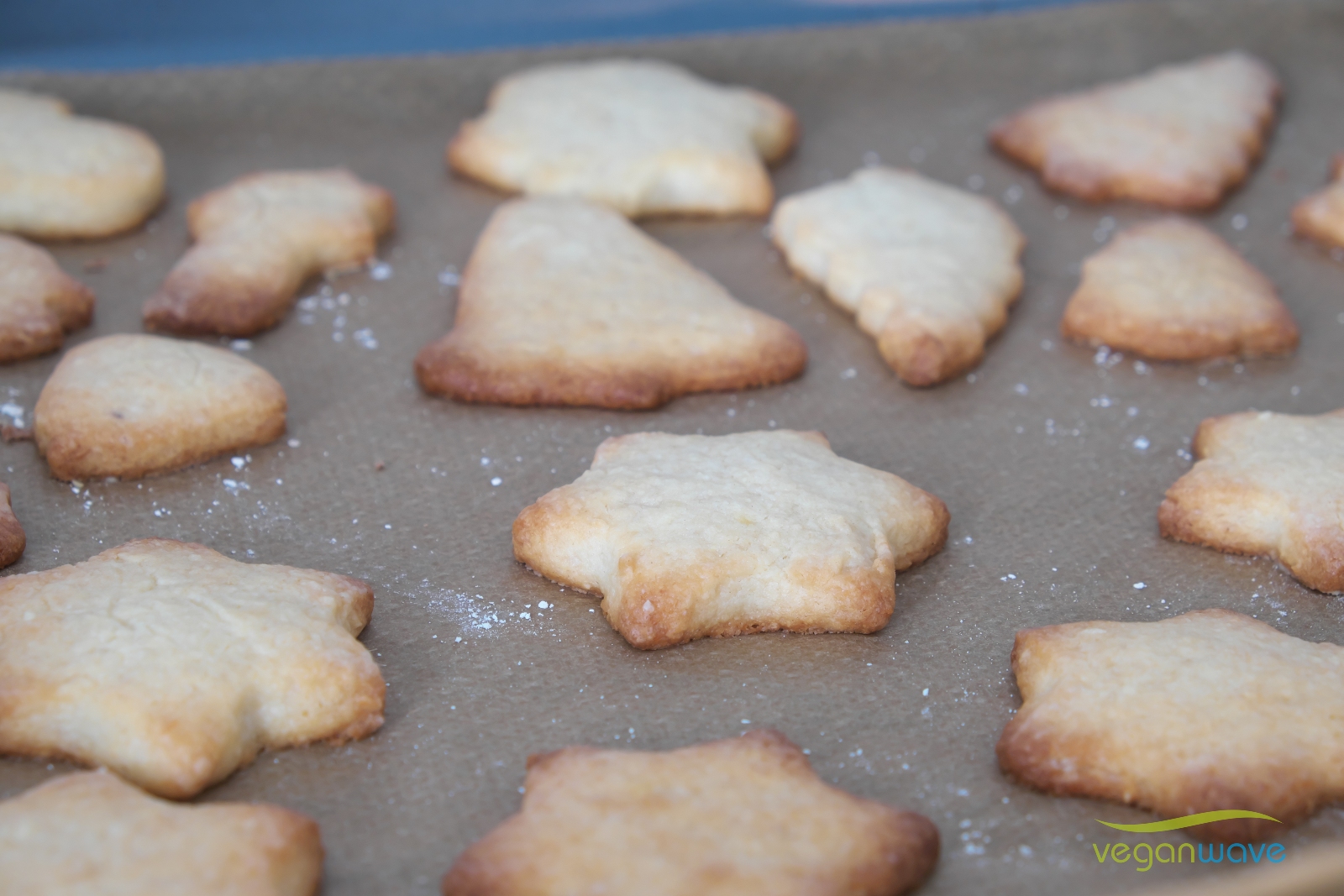 Einfache vegane Weihnachtsplätzchen