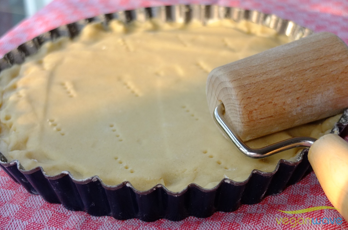 Kleiner Erdbeerkuchen