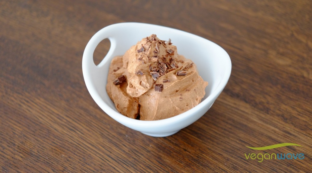 mousse au chocolat vegan