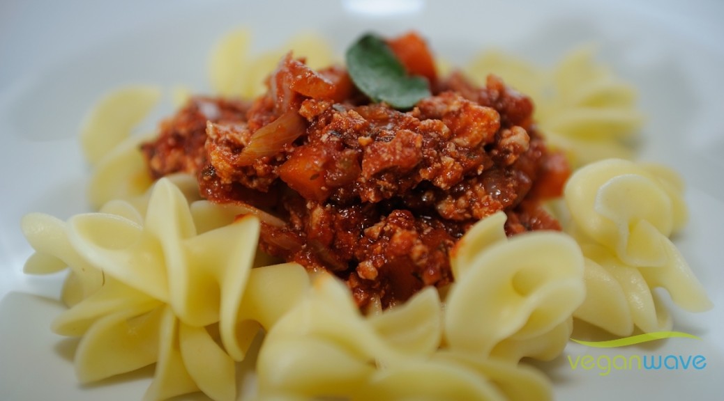 Fusilloni mit Bolognesesauce