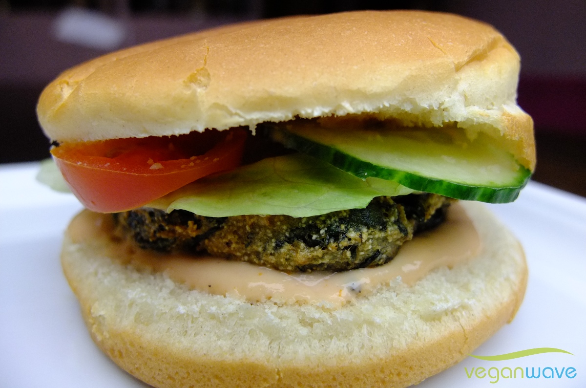 Popeye-Burger ganz nah