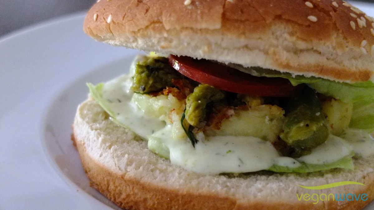 Spargel-Kartoffel-Burger