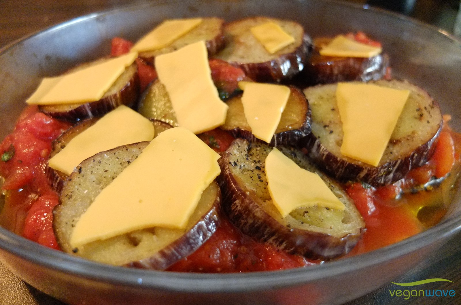 finale Schicht Moussaka vorbereiten