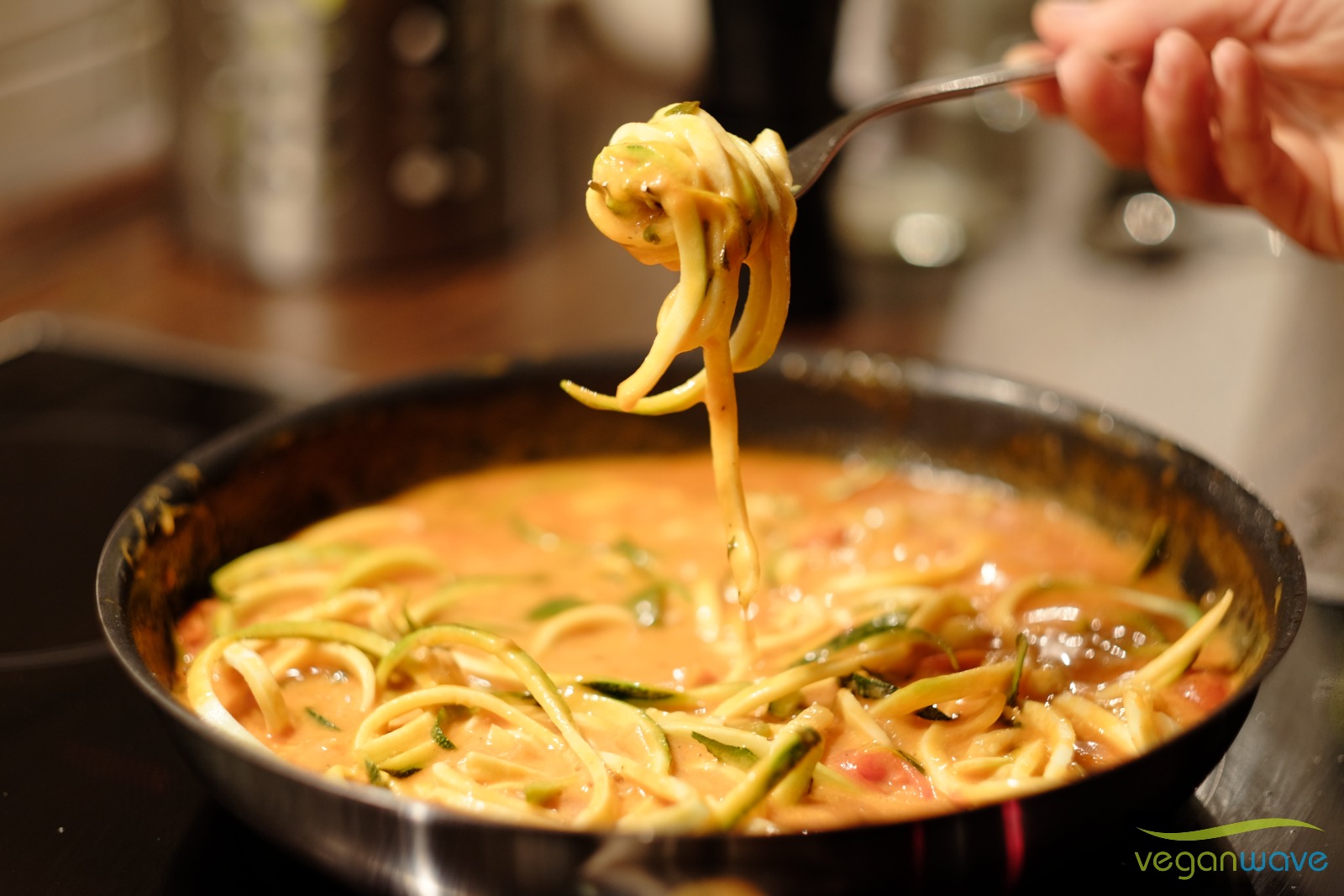 Creamy Zucchinispaghetti