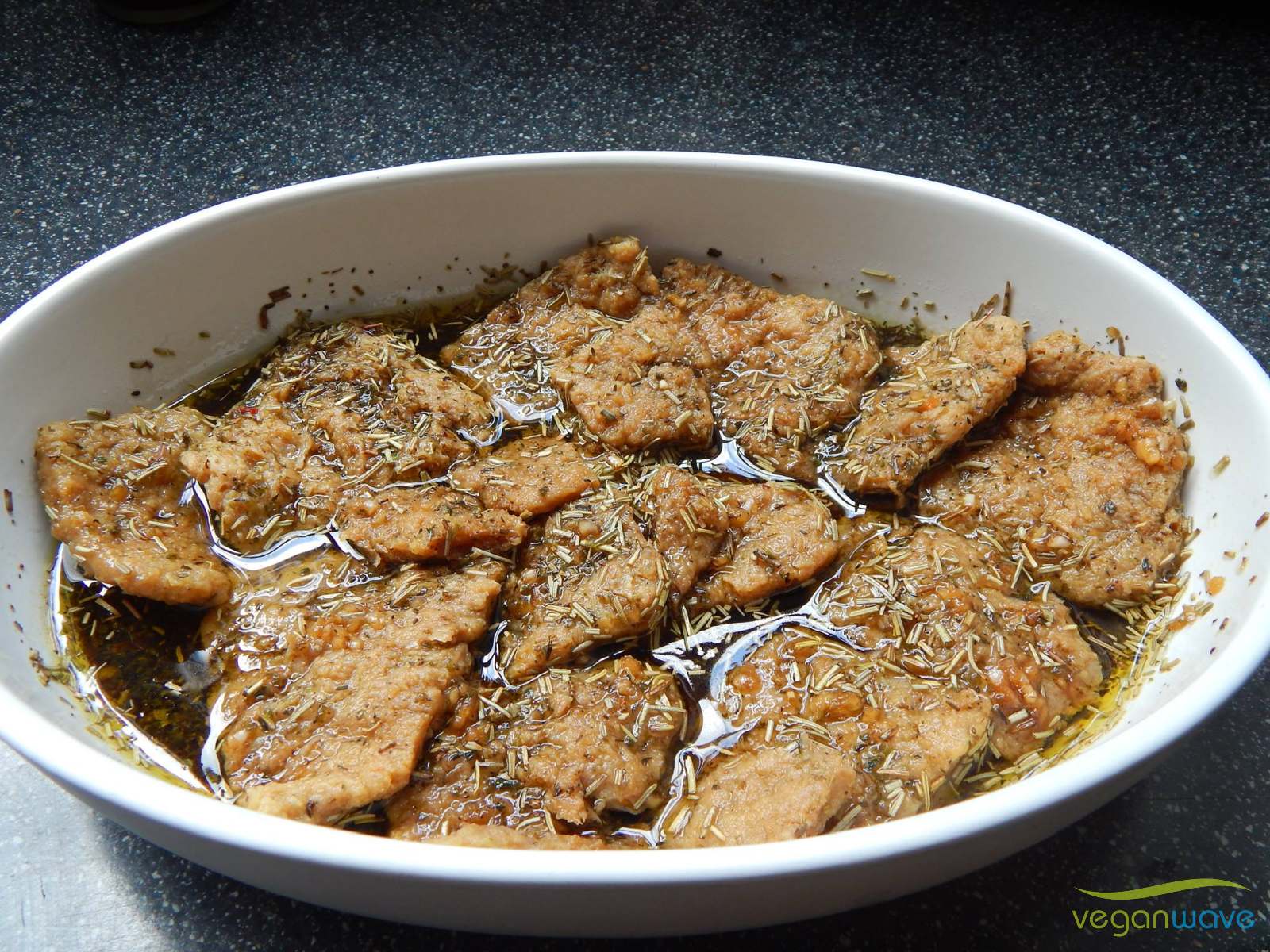 marinierte "Schnitzel"streifen