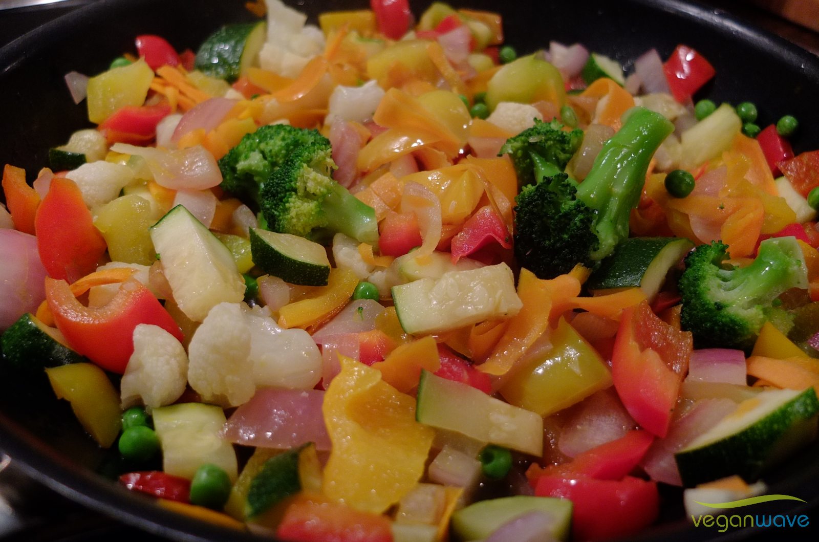 Gemüse für veganes Curry