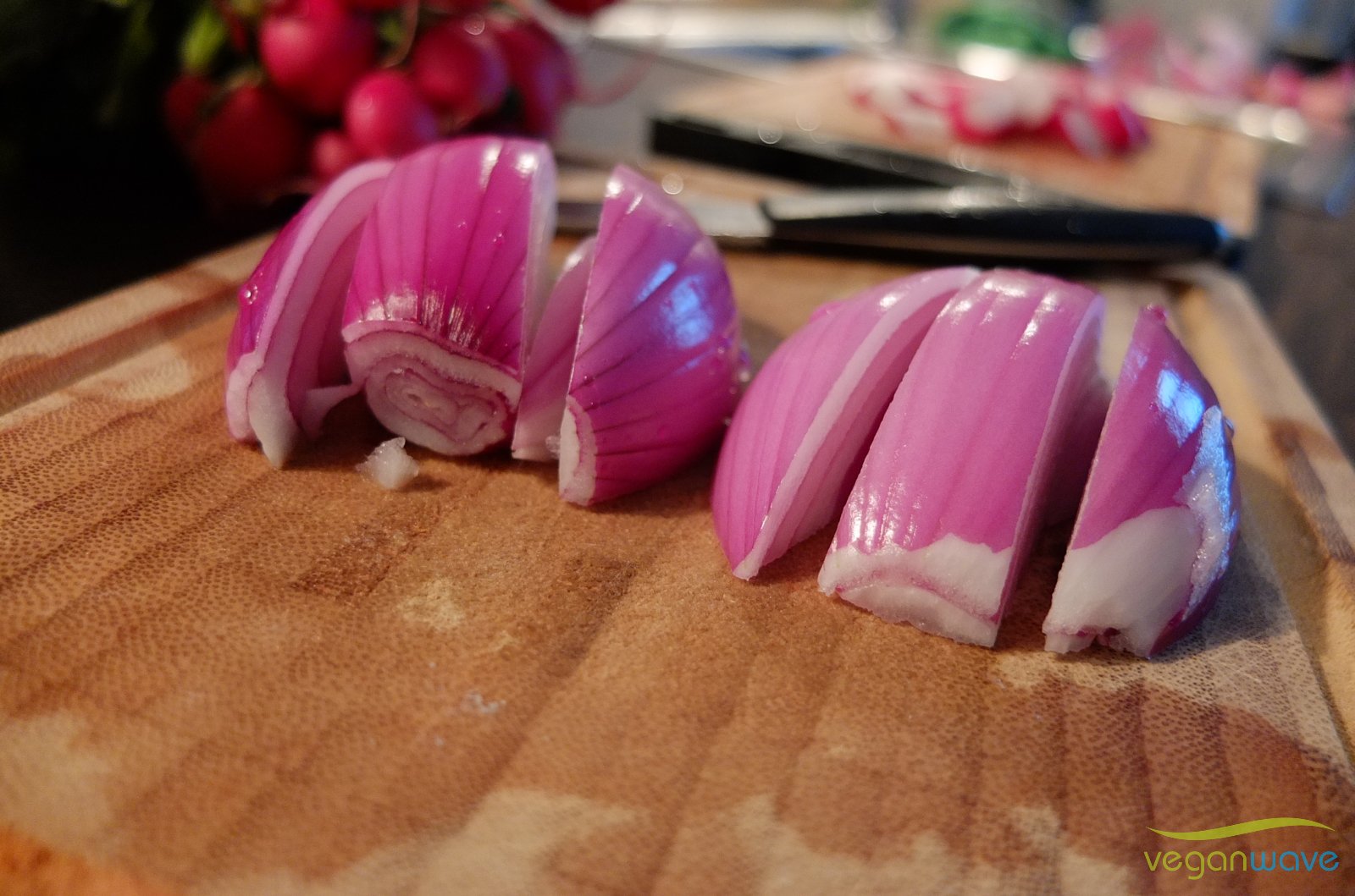 Rote Zwiebeln