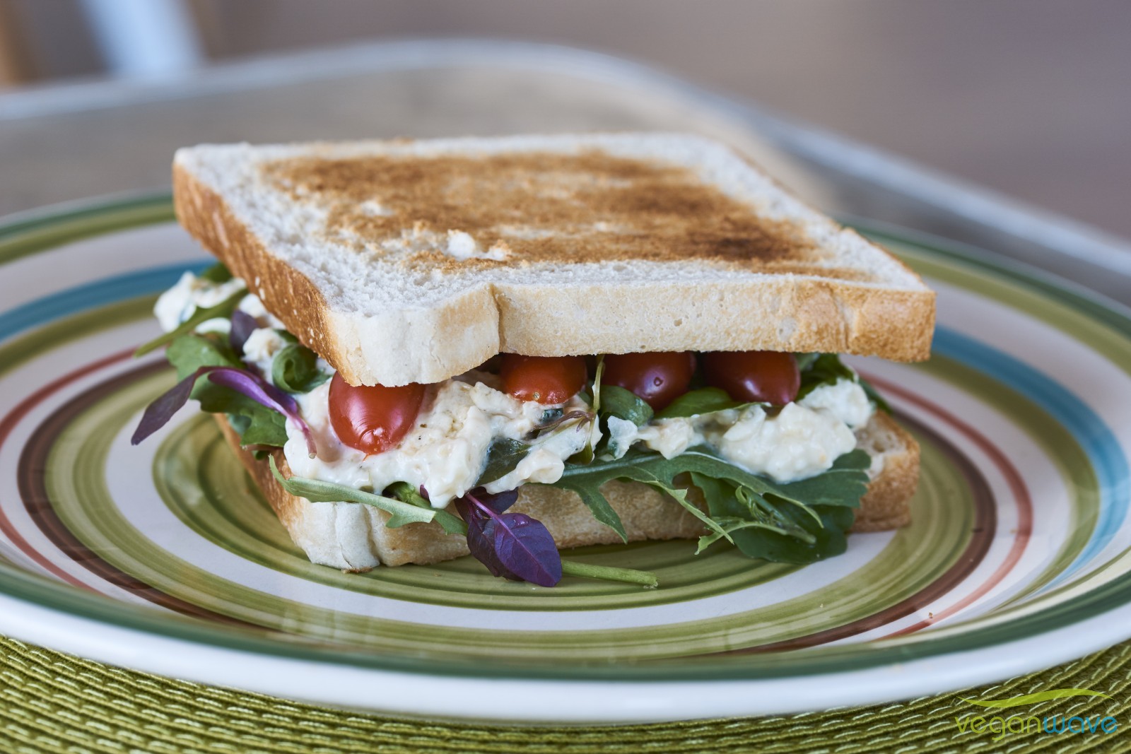 Veganes Eiersalat Sandwich - veganwave