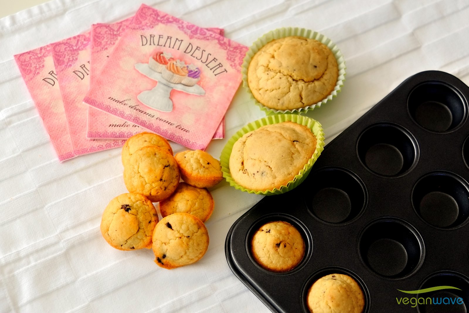 Mini Chocolate Chip Muffins vegan
