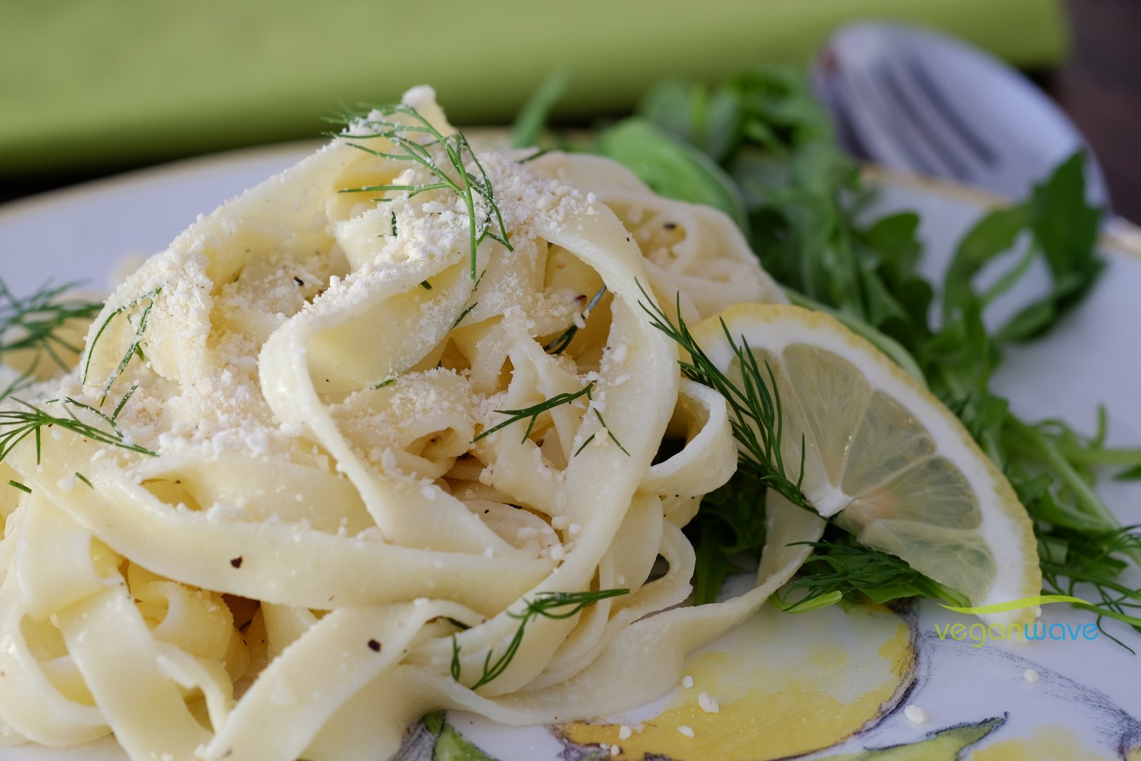 Vegane Zitronen Tagliatelle - veganwave