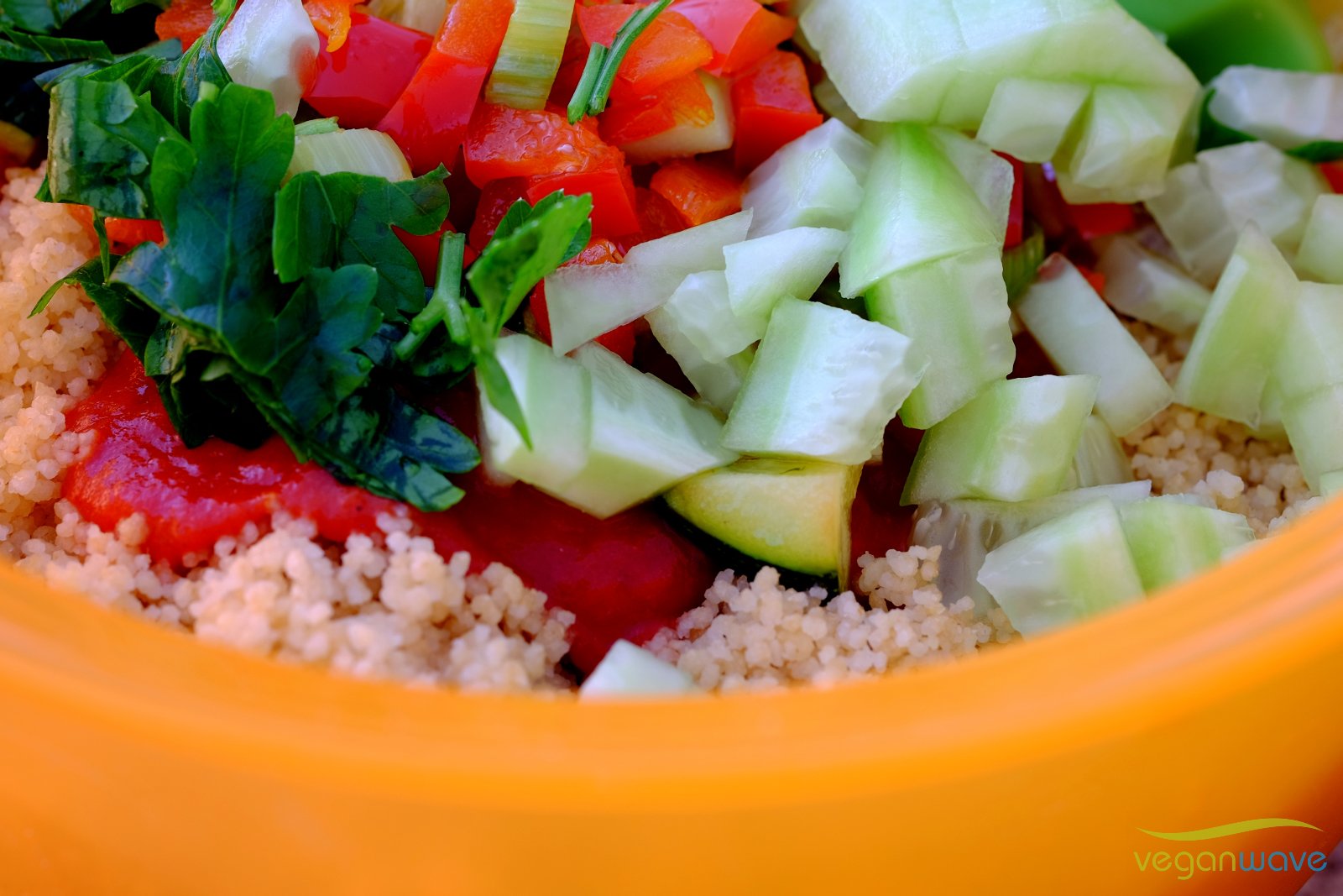 Veganer Couscoussalat