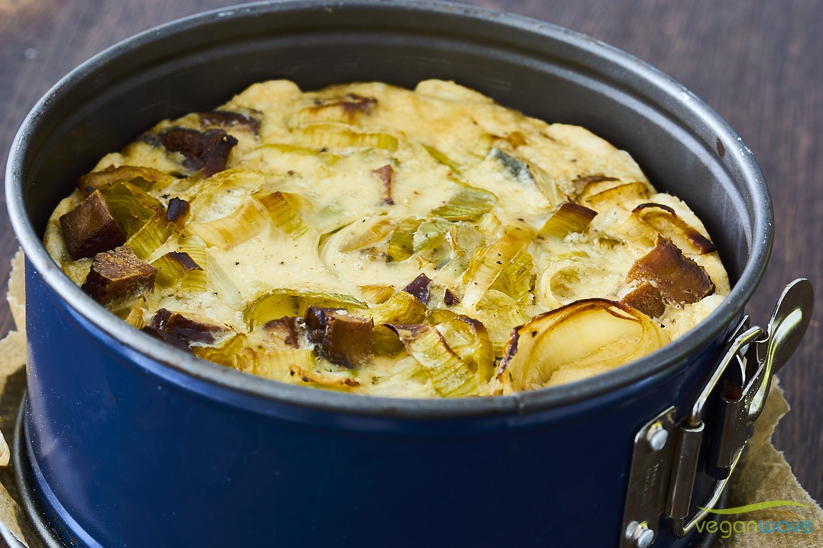Vegane Lauchquiche