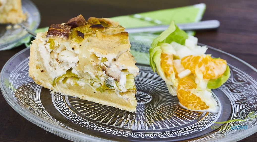 Vegane Lauchquiche