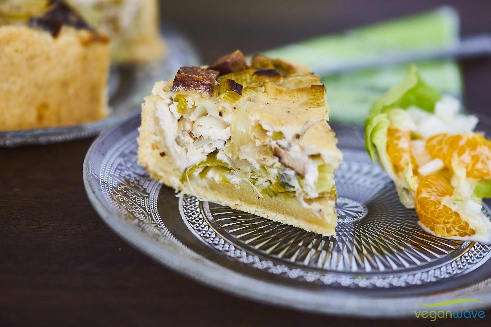 Vegane Lauchquiche