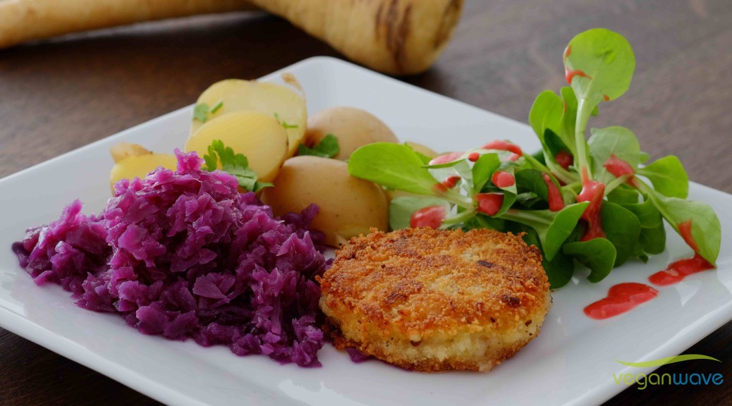 Vegane Frikadelle mit Buchweizen