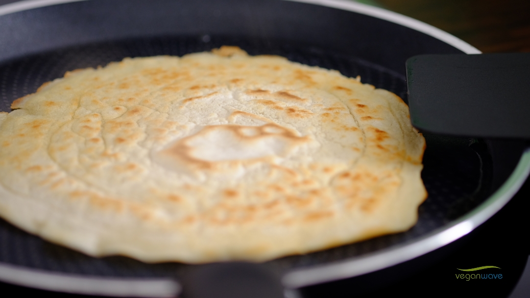 Vegane Frittatensuppe mit selbstgemachter Gemüsebrühe - veganwave