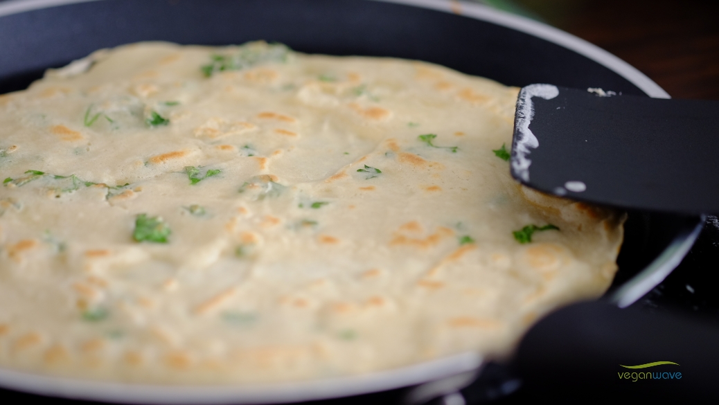 Vegane Frittatensuppe mit selbstgemachter Gemüsebrühe - veganwave