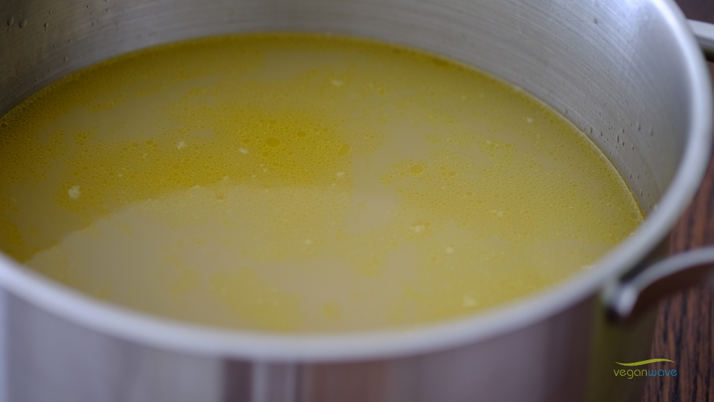 Vegane Frittatensuppe Vegane Gemüsebrühe