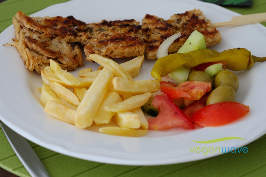 Vegane Souvlaki