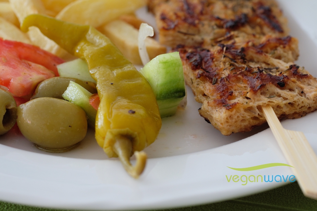Vegane Souvlaki