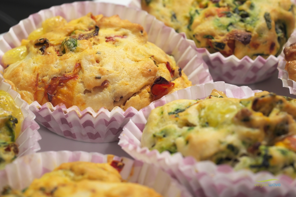 Vegane herzhafte Muffins - veganwave