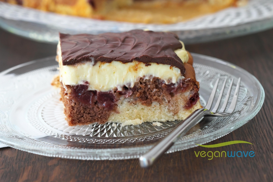 Vegane Donauwelle - dieser Kuchen schmeckt nach mehr - veganwave