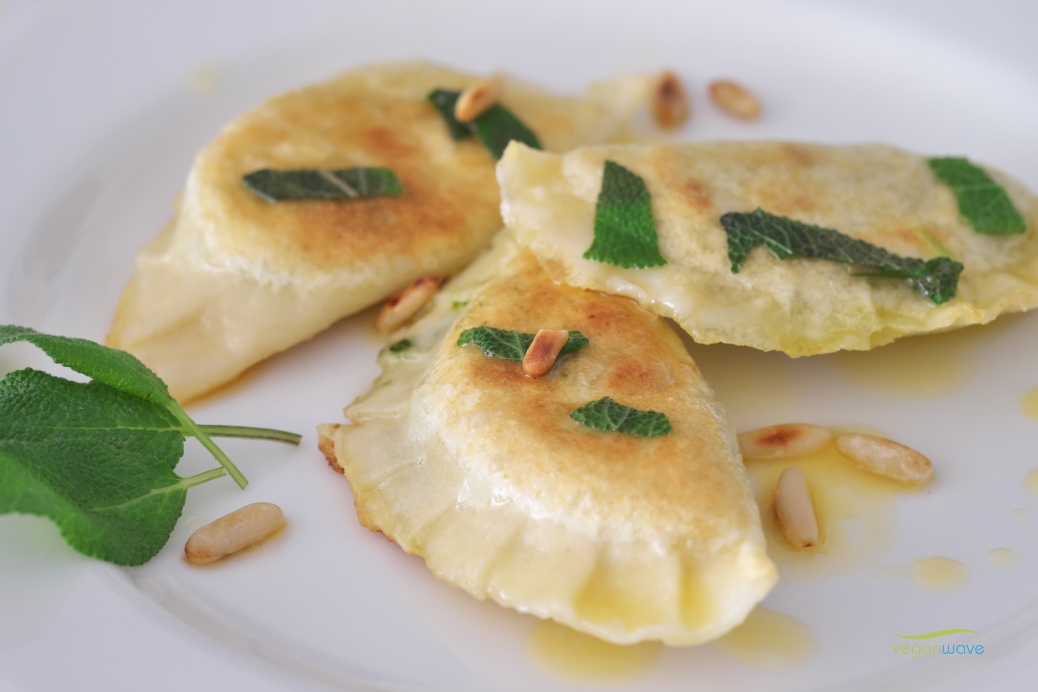 Vegane Spinat Ravioli