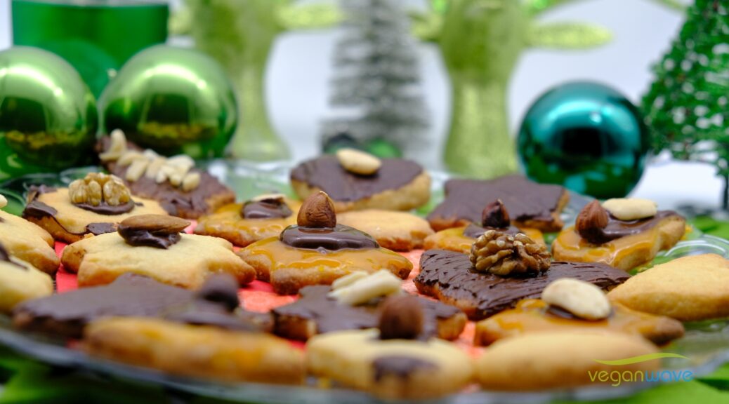 Einfache vegane Weihnachtskekse